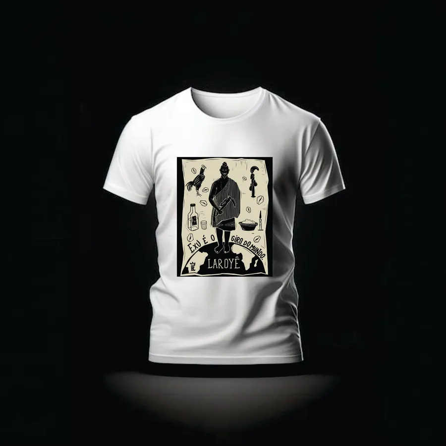 Camiseta Exu — Mestre do Tarot — Rei 7 da Lira